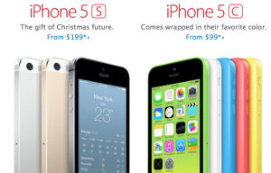 iPhone 5S-5c Holiday Discounts