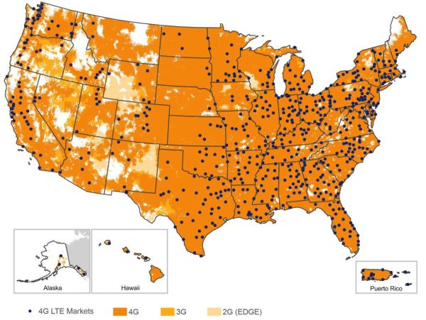 AT&T vs Sprint vs T-Mobile vs Verizon Coverage for iPhone 6 and 6 Plus