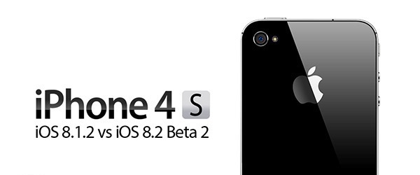 iOS 8.1.2 vs iOS 8.2 beta speed test