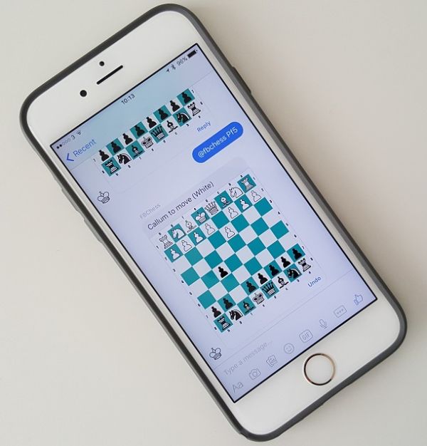 Facebook Messenger Tricks iPhone Hidden Chess Gameplay