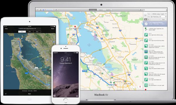 Apple Maps Transit Cities USA