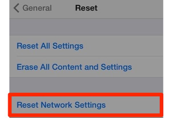 How to Reset Network Settings iOS 10