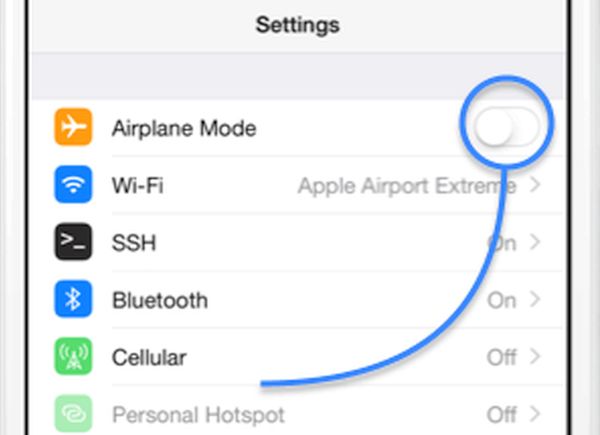 How to Turn Off Airplane mode on iPhone