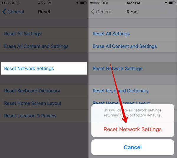 How to Reset Network Settings on iPhone 7
