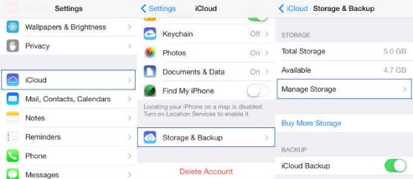 iCloud File Managing iPhone 7 iOS 10