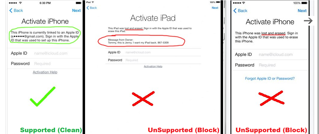 iphone activation lock removal