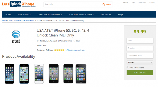 Unlock iPhone 6, 6 Plus, 5S, 5C, 5, 4S